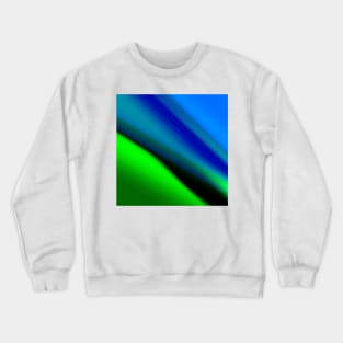 Blue green black abstract art design Crewneck Sweatshirt